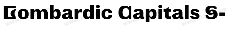 Lombardic Capitals S字体转换